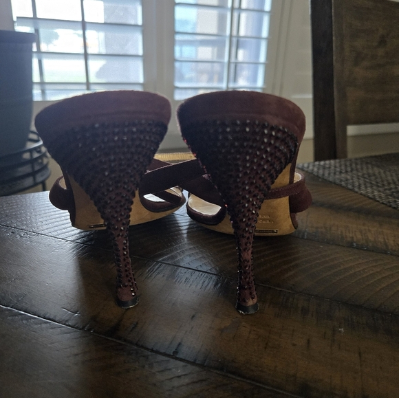 Dolce & Gabbana Strappy Rhinestone Heels - Picture 7 of 14